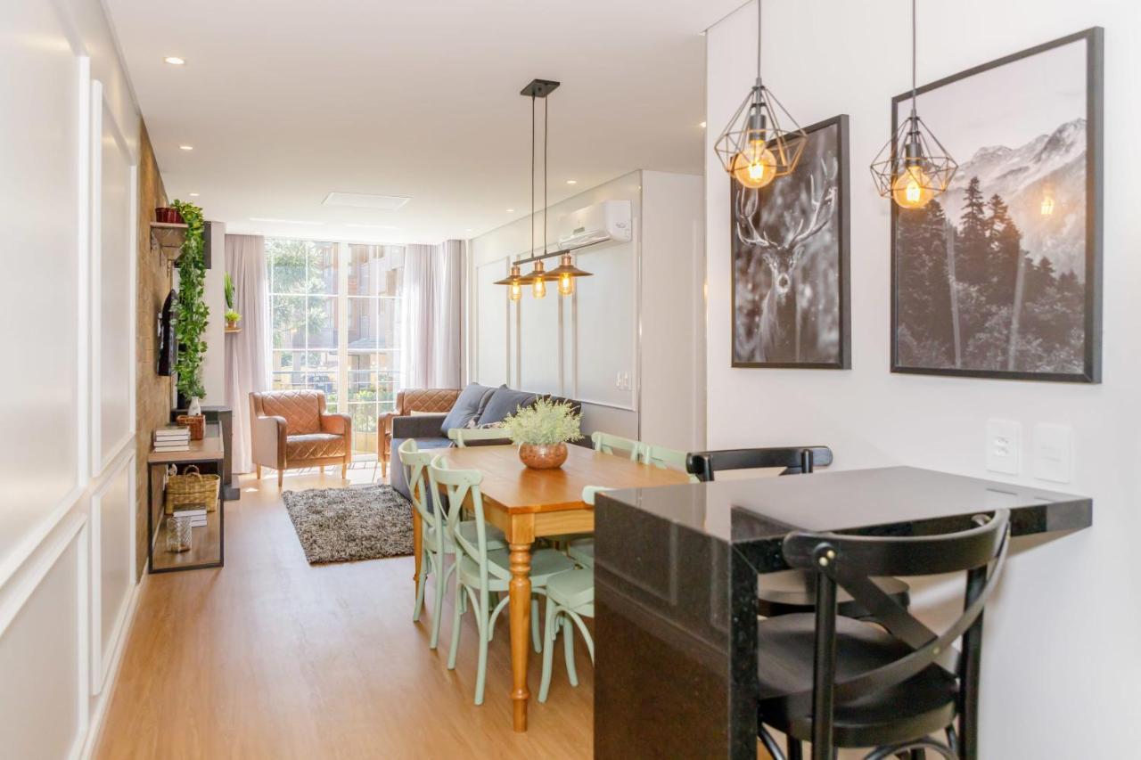 Novo Maravilhoso Apartamento No Centro - Gramado Lägenhet Exteriör bild