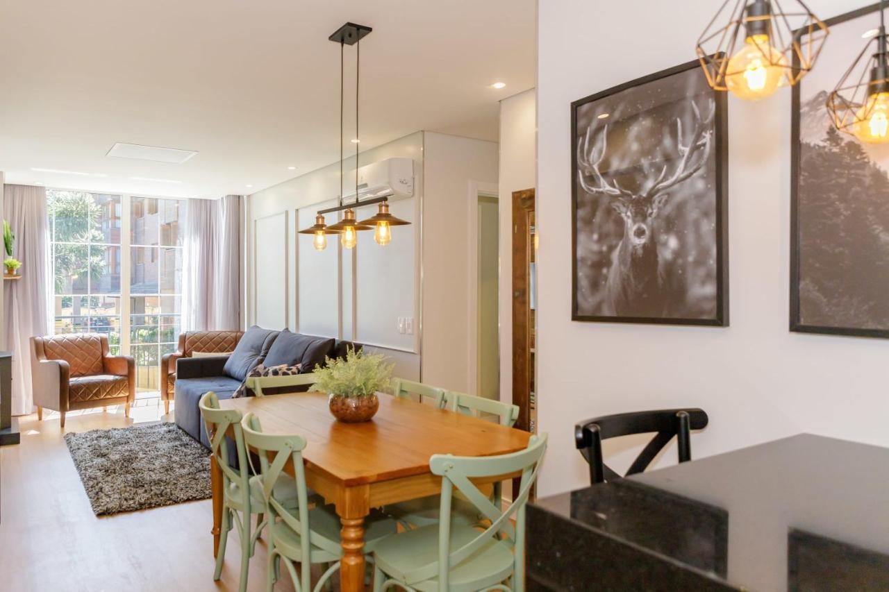 Novo Maravilhoso Apartamento No Centro - Gramado Lägenhet Exteriör bild