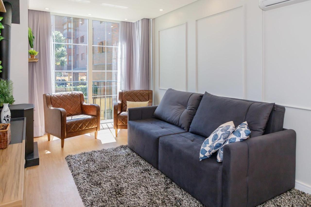 Novo Maravilhoso Apartamento No Centro - Gramado Lägenhet Exteriör bild