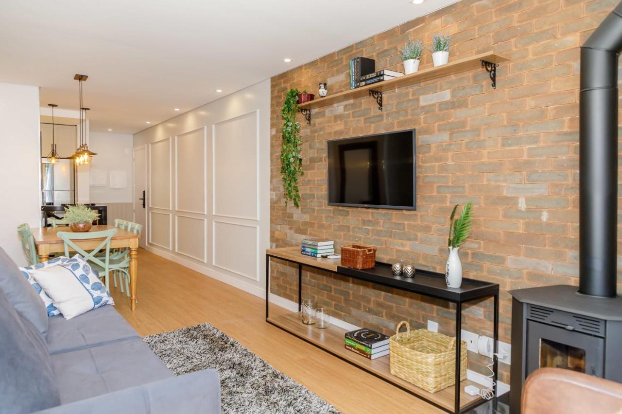 Novo Maravilhoso Apartamento No Centro - Gramado Lägenhet Exteriör bild
