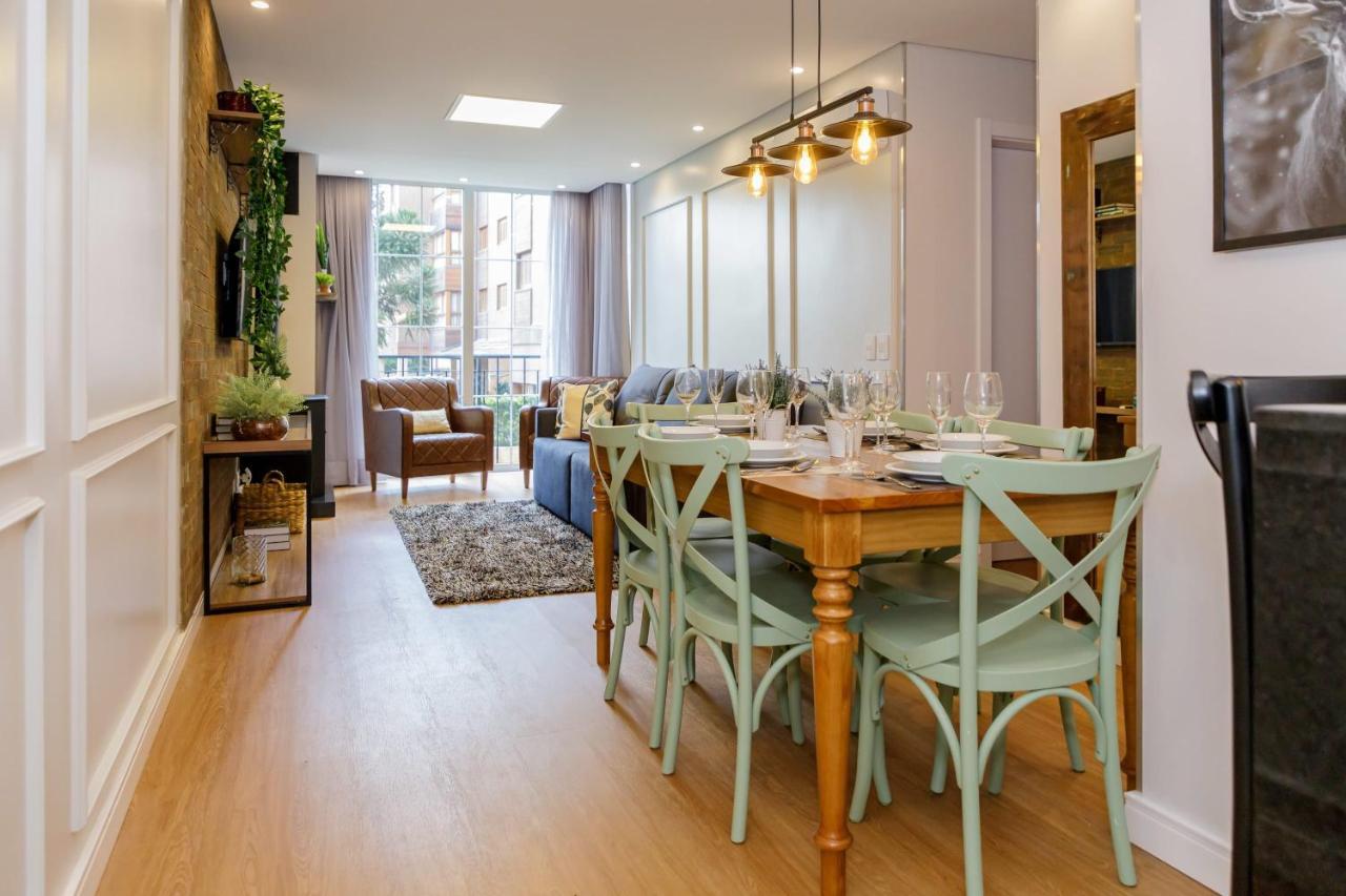 Novo Maravilhoso Apartamento No Centro - Gramado Lägenhet Exteriör bild