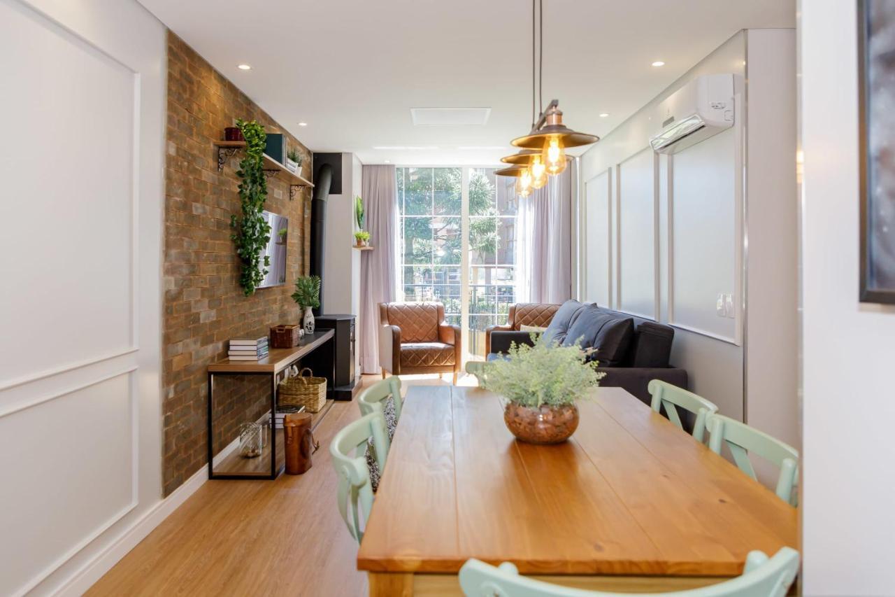 Novo Maravilhoso Apartamento No Centro - Gramado Lägenhet Exteriör bild